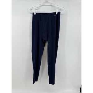 Cabela's‎ Men's Medium Base Under Layer Pants Joggers Polartec Navy Blue